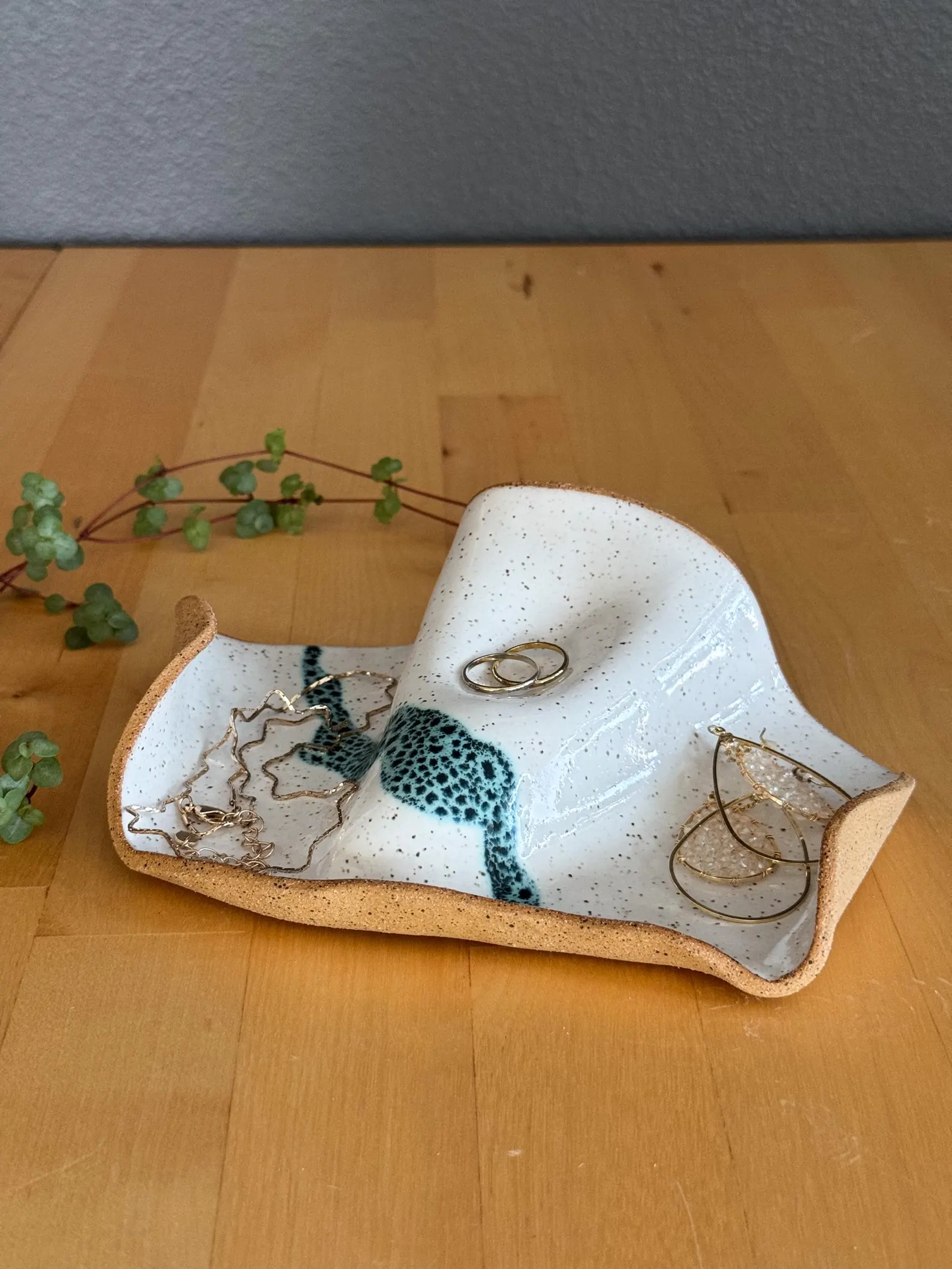 Handmade ceramic plate